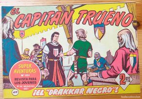 Tebeos: EL CAPITÁN TRUENO Nº419 - SUPERAVENTURAS Nº 884 - EDITORIAL BRUGUERA - ORIGINAL DE ÉPOCA
